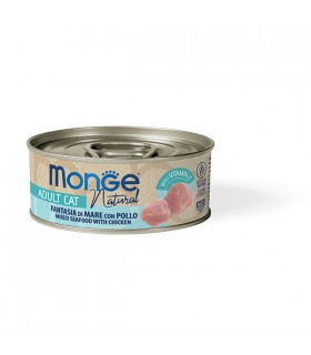 Monge natural gatto adult fantasia di mare con pollo 80 gr