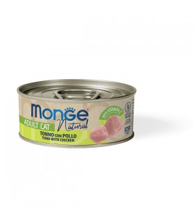 Monge natural gatto adult tonno con pollo 80 gr
