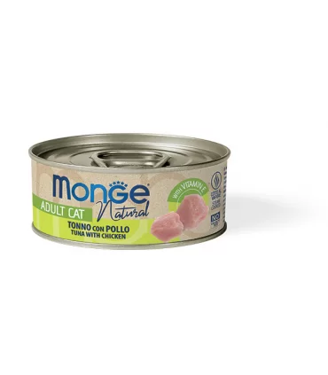 Monge natural gatto adult tonno con pollo 80 gr