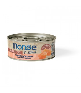 Monge natural gatto adult tonno con salmone 80 gr