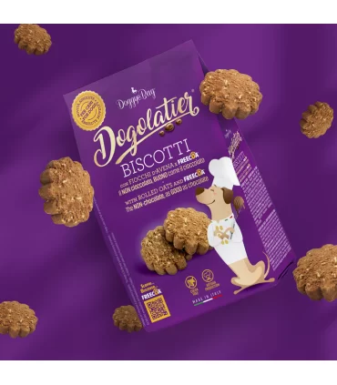 Doggyebag dogolatier biscotti con fiocchi d'avena e freecoa 180 gr