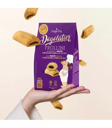 Doggyebag dogolatier frollini con ripieno di freecoa 180 gr