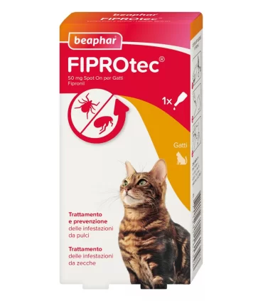 Beaphar fiprotec spot on gatto 1 pipetta 50 mg