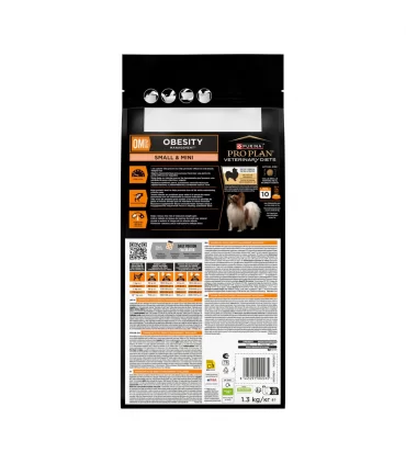 Purina proplan diet om cane small & mini 1,3 kg