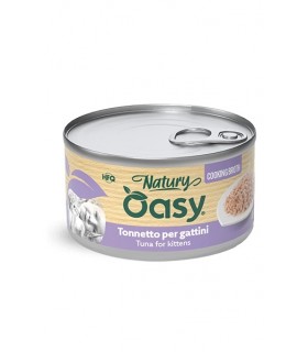 Oasy Wet Cat Natury in brodo tonnetto per gattini 85 gr
