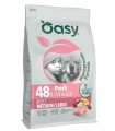 Oasy monoprotein formula cane adult medium large maiale 2 kg