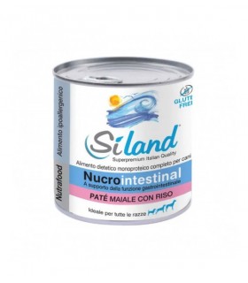 Siland cane nucrointestinal pate cane maiale con riso 400 gr