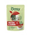 Oasy original formula cane mature & senior 6+ con tacchino e piselli 100 gr