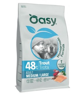 Oasy monoprotein formula cane adult medium large trota 2 kg