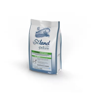 Siland Petcare dermocortipet cane adult all breeds bufalo e riso 3 kg