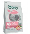 Oasy monoprotein formula cane adult small mini maiale 800 gr