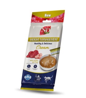 Farmina cream n&d quinoa gatto weight management pollo e tonno 60 gr