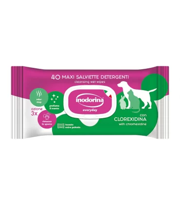 Inodorina everyday 40 maxi salviette clorexidina
