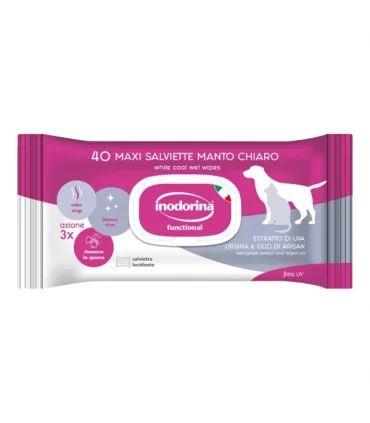 Inodorina functional 40 maxi salviette manto chiaro