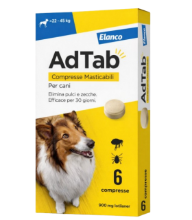 Adtab cani 22-45 kg 6 Compresse 900 mg