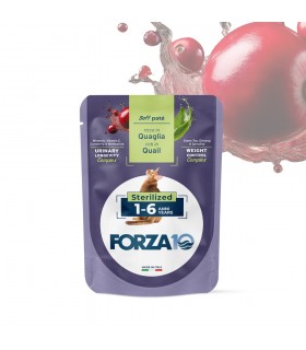 Forza 10 gatto botanicat sterilized 1-6 anni quaglia bustina 80 gr