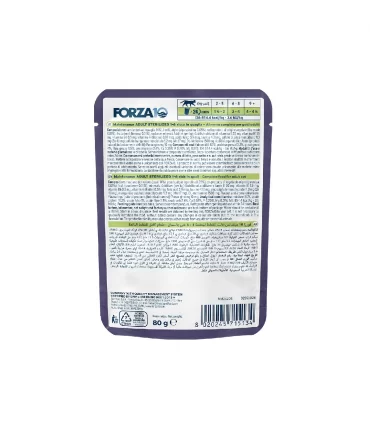Forza 10 gatto botanicat sterilized 1-6 anni quaglia bustina 80 gr