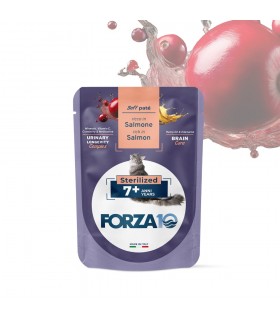 Forza 10 gatto botanicat sterilized 7+ anni salmone bustina 80 gr