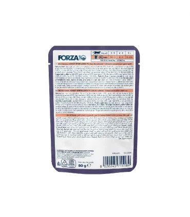 Forza 10 gatto botanicat sterilized 7+ anni salmone bustina 80 gr