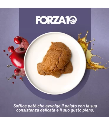 Forza 10 gatto botanicat sterilized 7+ anni salmone bustina 80 gr