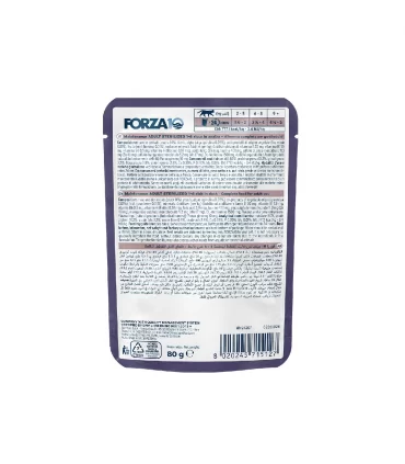 Forza 10 gatto botanicat sterilized 1-6 anni anatra bustina 80 gr