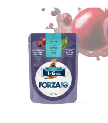 Forza 10 gatto botanicat sterilized 1-6 anni tonno bustina 80 gr