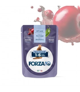 Forza 10 gatto botanicat sterilized 1-6 anni acciughe bustina 80 gr