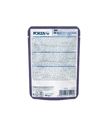 Forza 10 gatto botanicat sterilized 1-6 anni acciughe bustina 80 gr