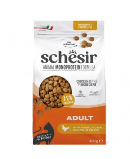 Schesir gatto monoprotein adult con pollo 400 gr