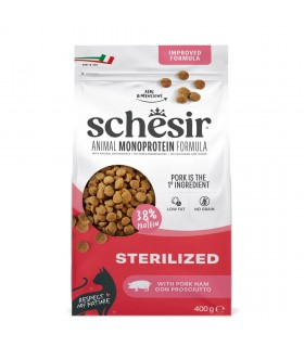 Schesir gatto monoprotein sterilized con prosciutto 400 gr