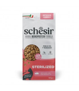 Schesir gatto monoprotein sterilized con prosciutto 10 kg