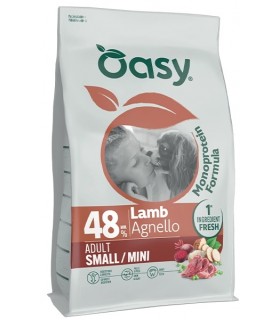 Oasy monoprotein formula cane adult small mini agnello 800 gr