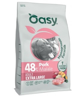 Oasy monoprotein formula cane adult extra large maiale 10 kg
