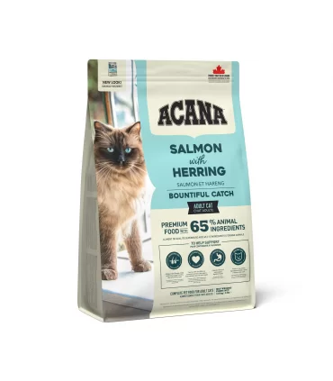 Acana gatto adult salmon with herring bountiful catch 1,8 kg