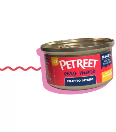 Petreet vero mare filetto intero tonno con formaggio 70 gr