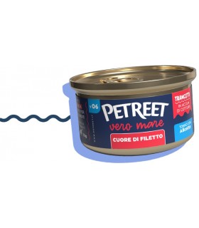 Petreet vero mare cuore di filetto tonno con alicette 70 gr