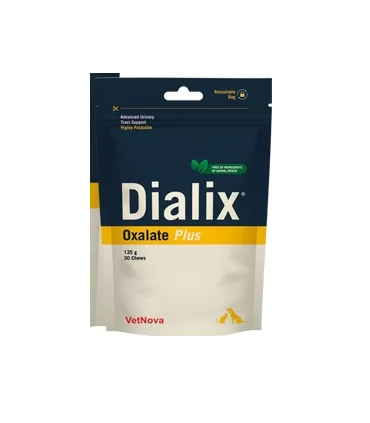 VetNova Dialix oxalate plus 30 chews 135 gr