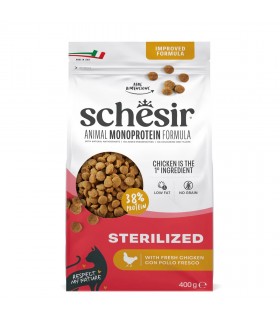 Schesir gatto monoprotein sterilized con pollo 400 gr