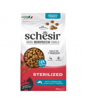 Schesir gatto monoprotein sterilized con pesce fresco 400 gr