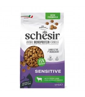 Schesir gatto monoprotein adult sensitive con agnello 1,5 kg