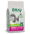 Oasy monoprotein formula cane adult small mini cinghiale 800 gr