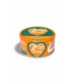 Oasy gatto more love 75% tonnetto con zucca 70 gr