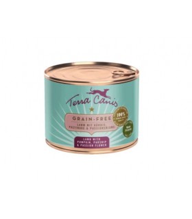 Terra canis grain free agnello con zucca, pastinaca e passiflora 200 gr