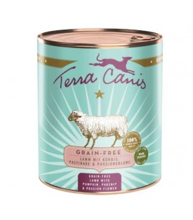 Terra canis grain free agnello con zucca, pastinaca e passiflora 800 gr