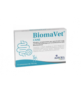 Aurora biofarma Biomavet cane 12 compresse 750 mg
