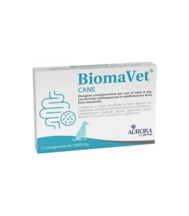 Aurora biofarma Biomavet cane 12 compresse 1500 mg
