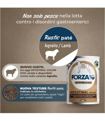 Forza 10 cane intestinal colon agnello 390 gr