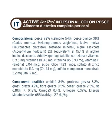 Forza 10 cane intestinal colon pesce 390 gr