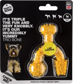Tasty bone trio bone toy pollo