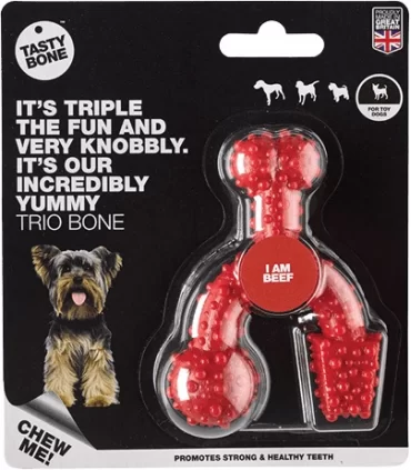 Tasty bone trio bone toy manzo